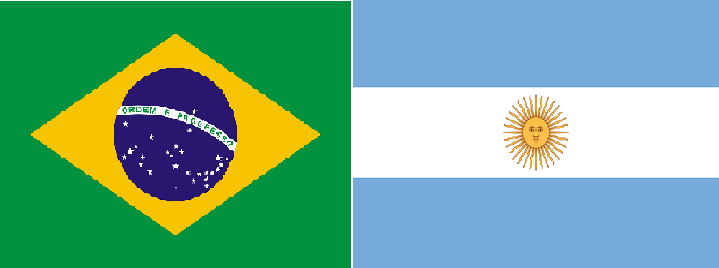 仲悪い?ブラジルとアルゼンチンのライバル関係【サッカー7つの成績を比較】